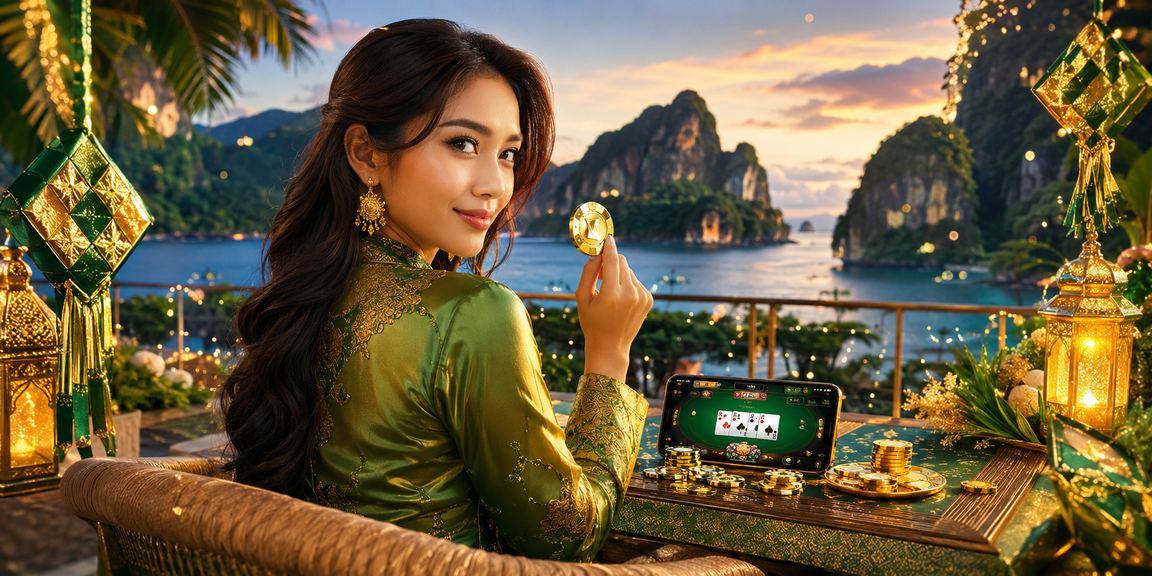 Permainan kad hari raya bergaya Melayu di Ipoh